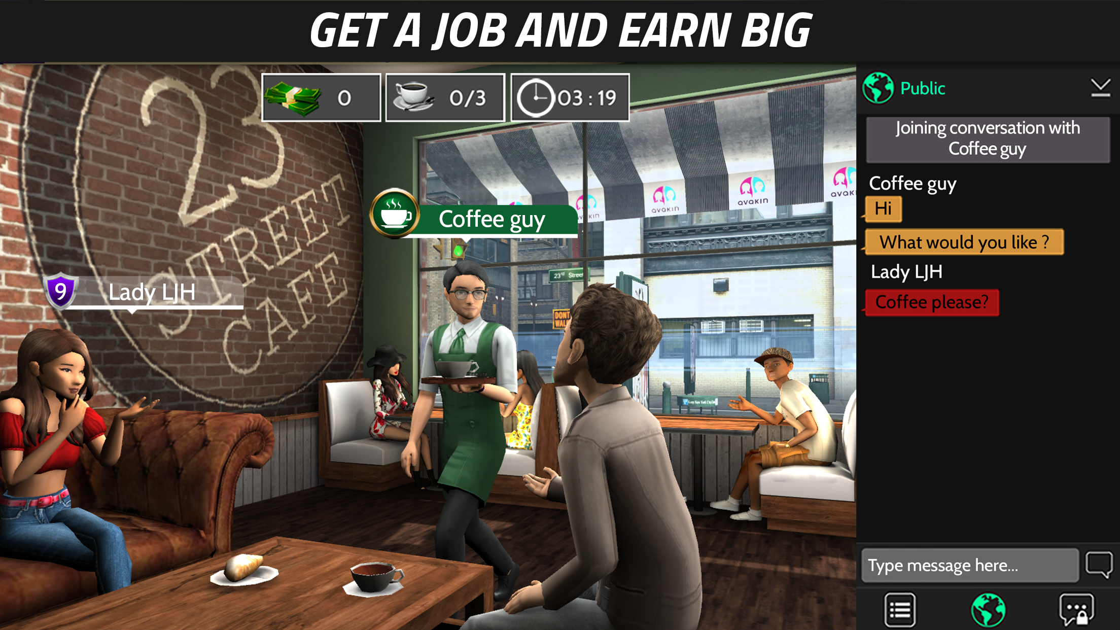 Avakin Life - 3D Virtual World Game Screenshot