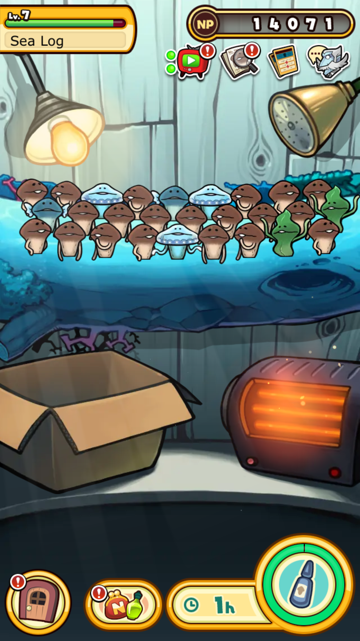 Скриншот игры Idle Mushroom Garden Deluxe