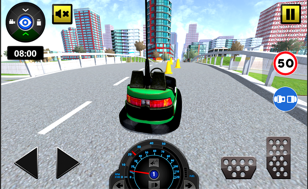 Bumper Cars Driving School Game Screenshot