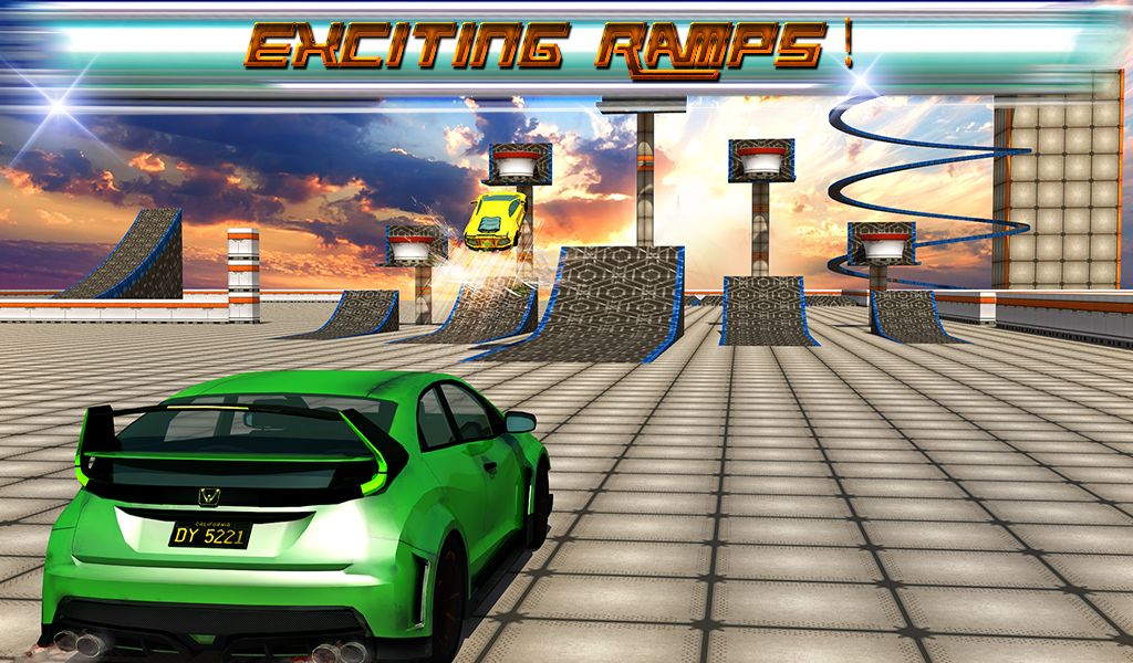 Screenshot of Extreme Car Stunts 3D