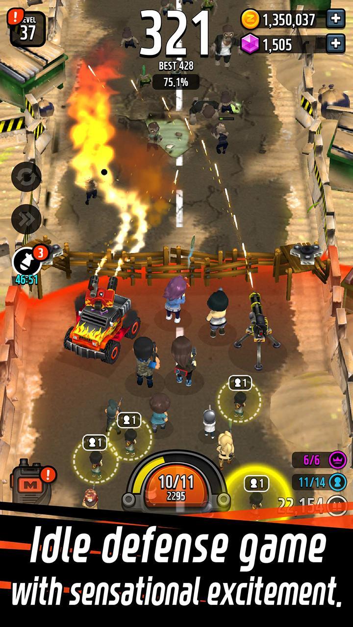 Screenshot 1 of Re della difesa degli zombi 1.2.0