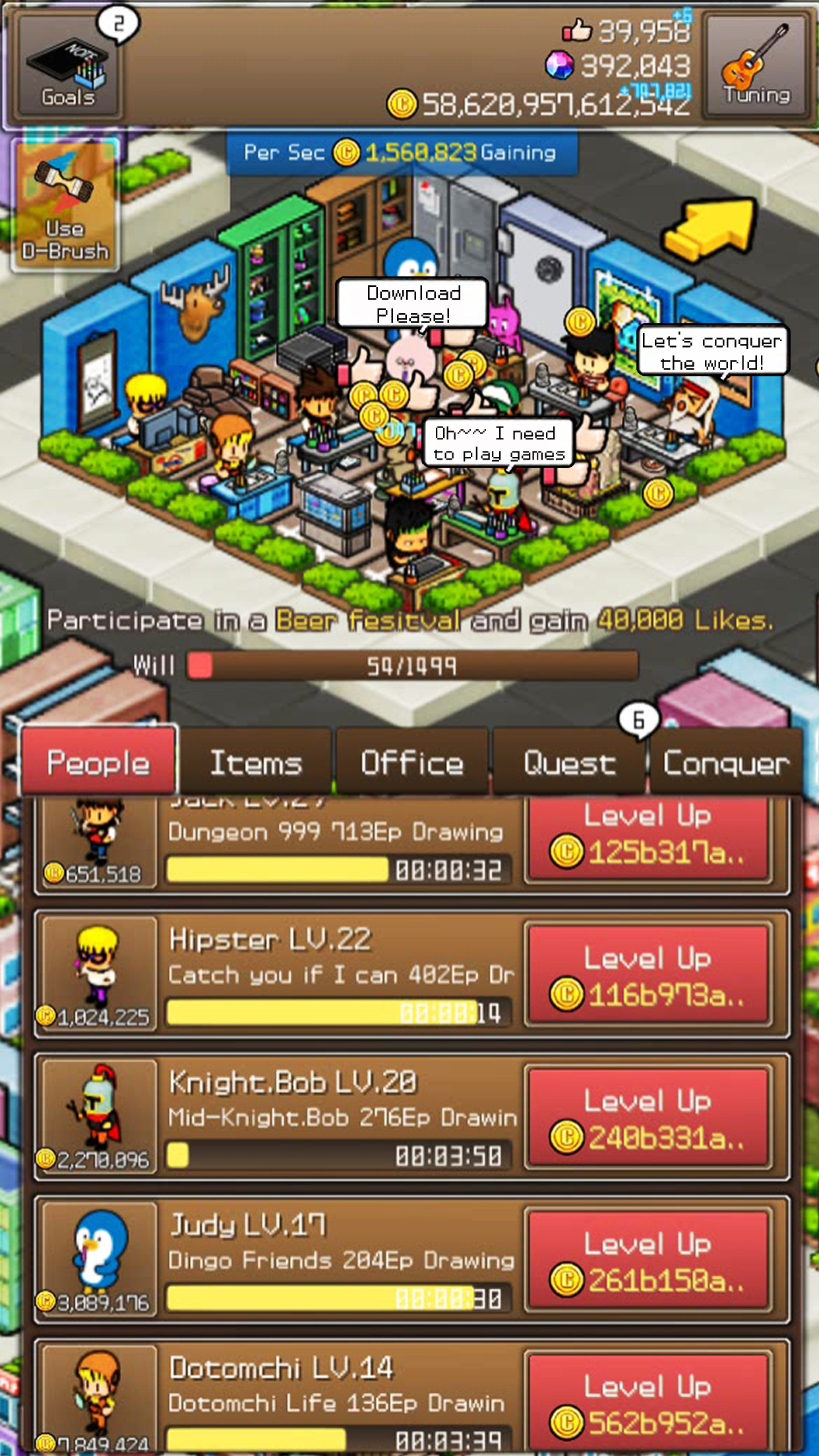 Tap Tap Cartoon - Cartoon999 Game Screenshot