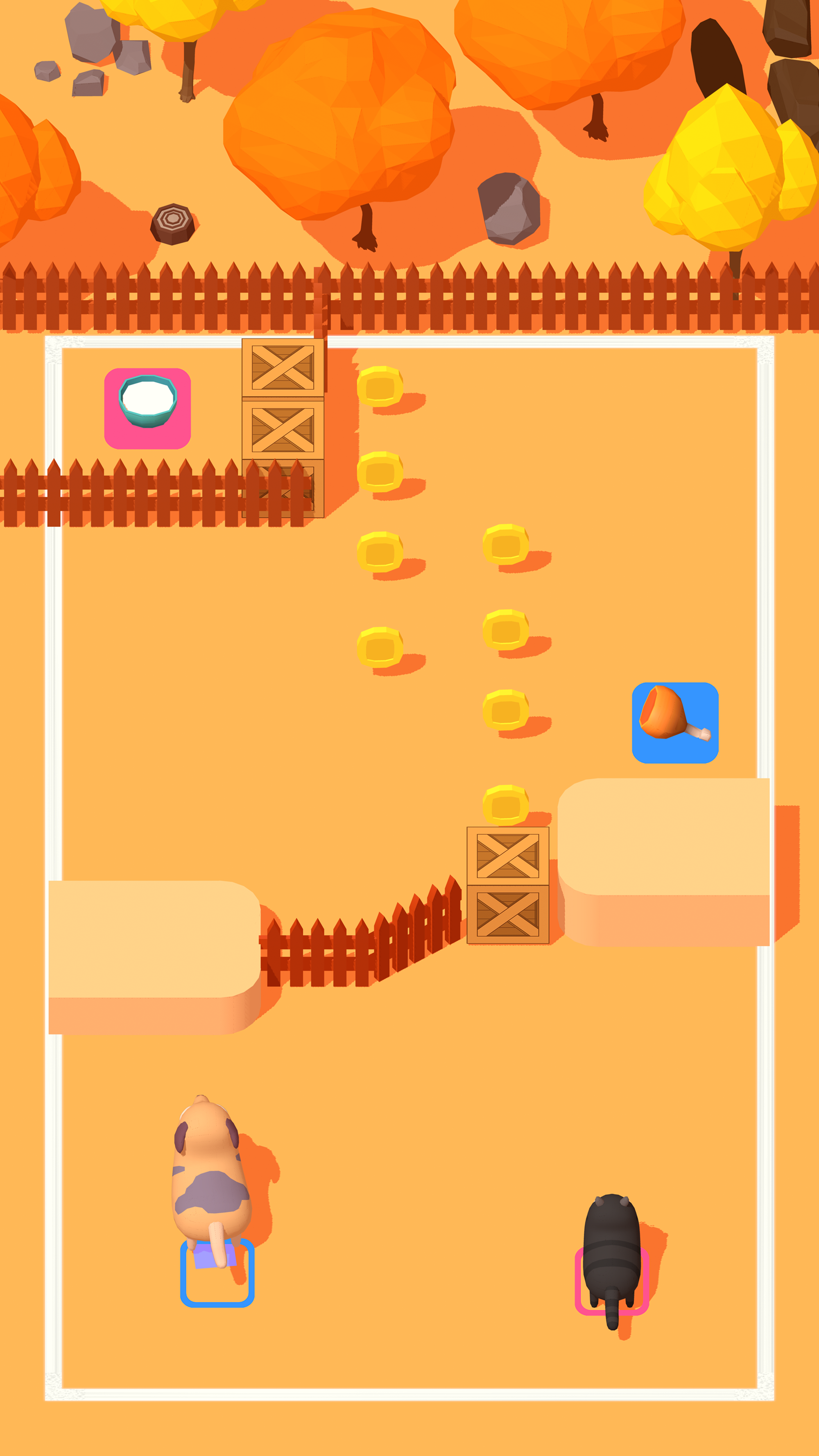 Feed Animals: Draw Line Game Screenshot
