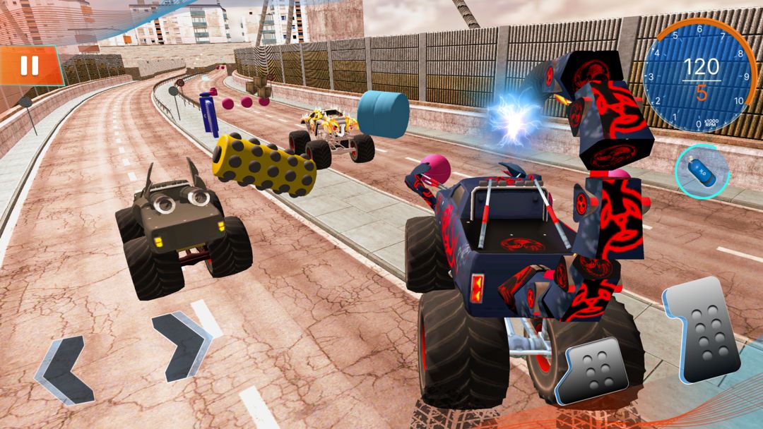 Monster Truck Mega Ramp Stunts ภาพหน้าจอเกม