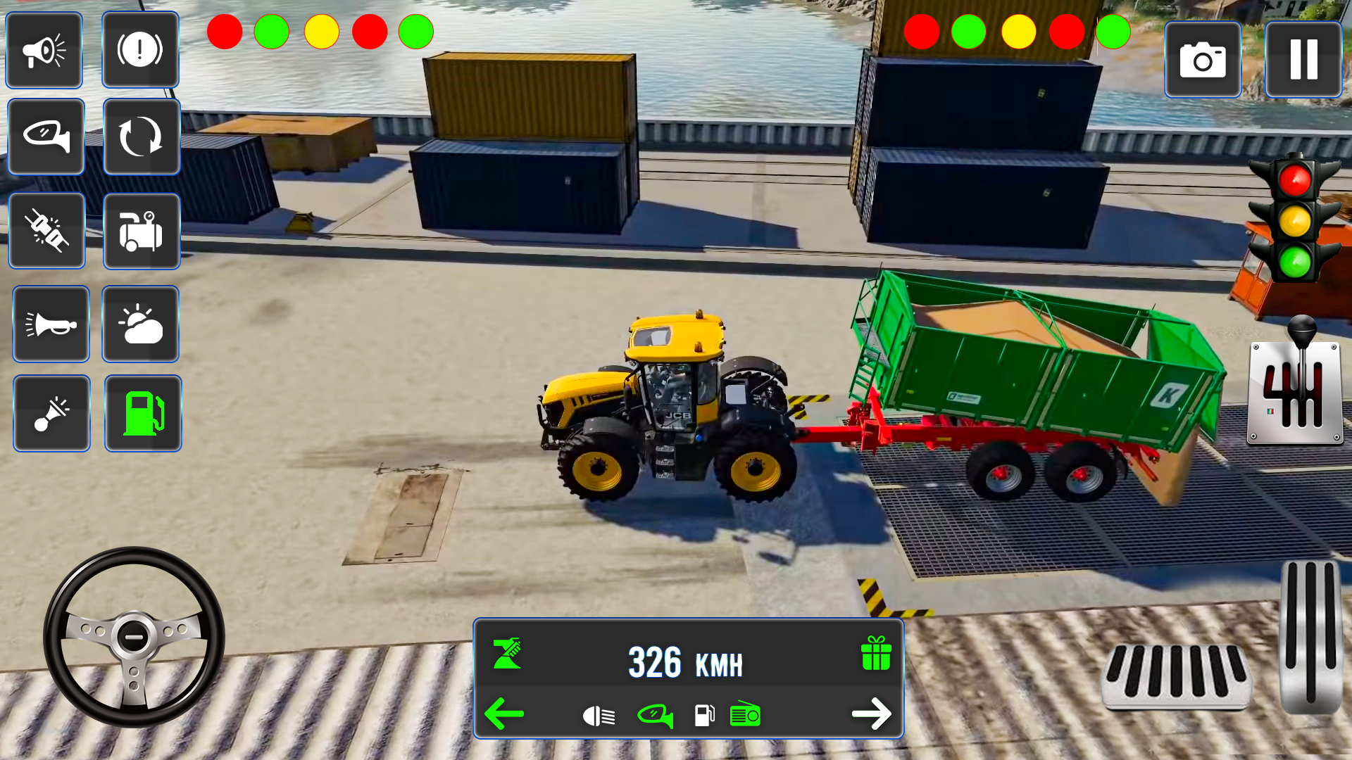 Indian Tractor driving game Game Screenshot