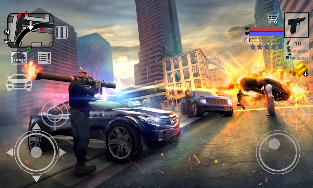 Police vs Gangster New York 3D 게임 스크린 샷