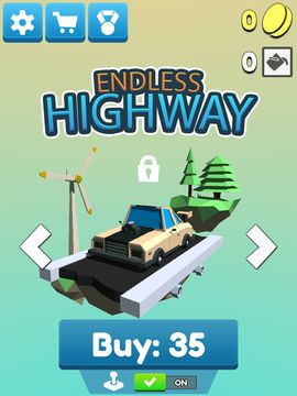 Endless Highway Game Screenshot