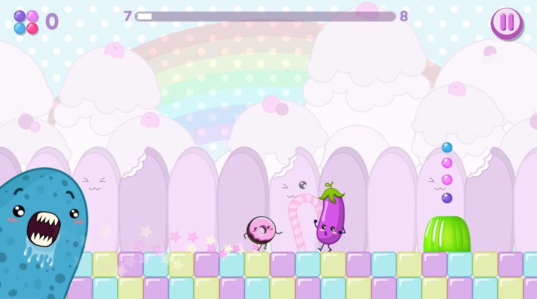 Sweet Run - runner game screenshot game