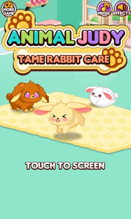 Screenshot 1 of Animal Judy: Thuần hóa chăm sóc thỏ 1.250