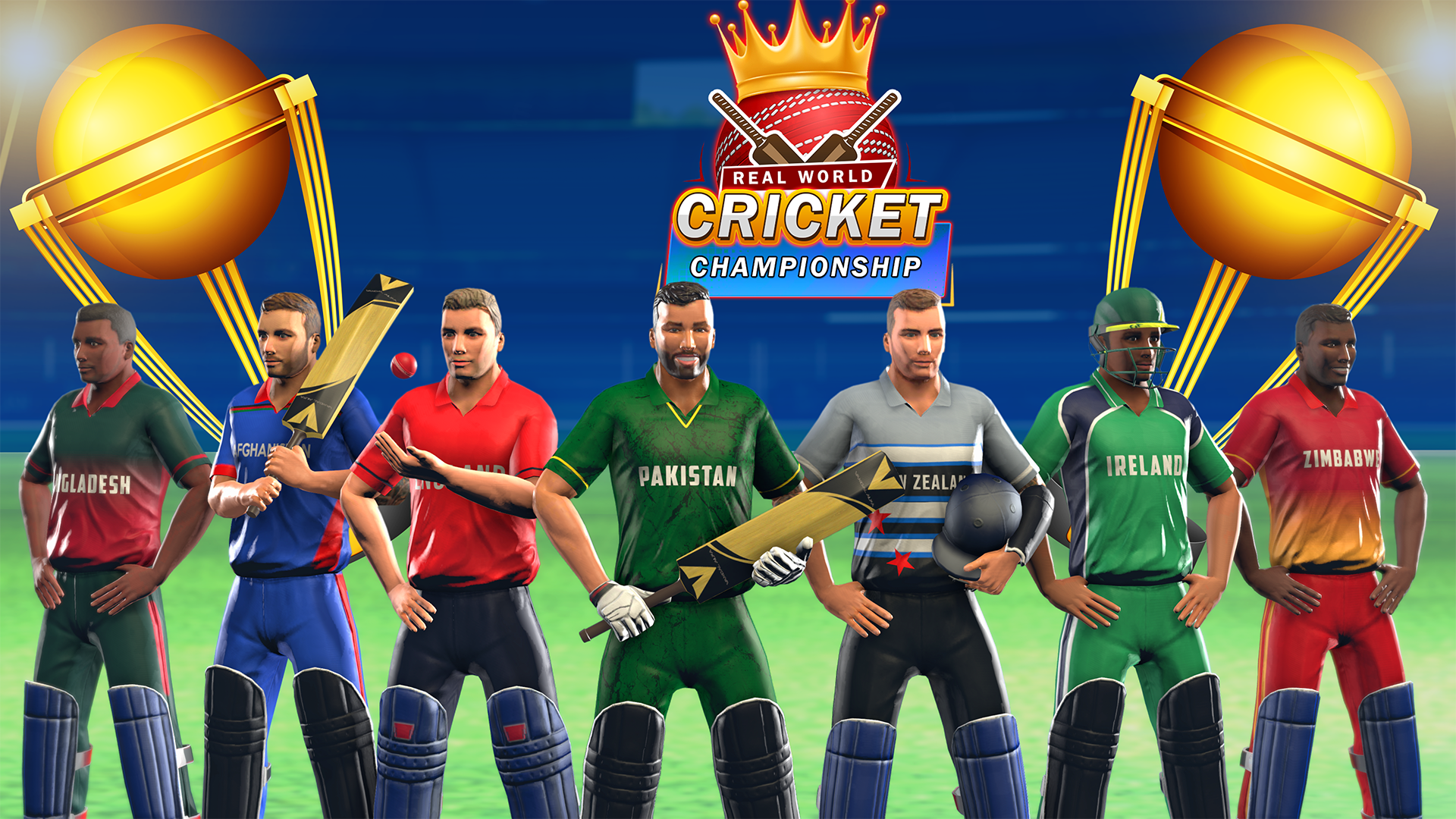 Screenshot of World Cricket Games 2023