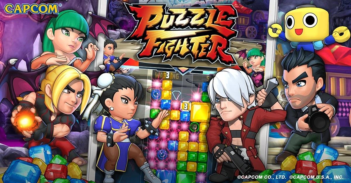 Puzzle Fighter Game Screenshot