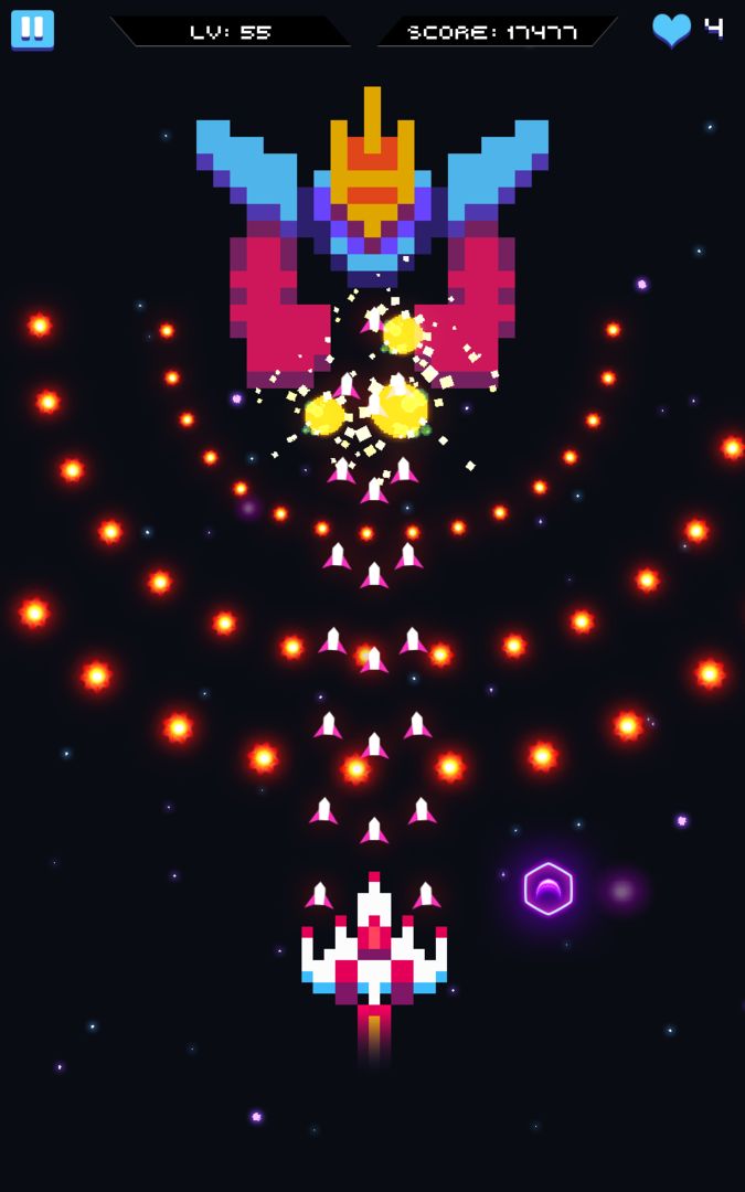 Screenshot of Galaxy Shooter