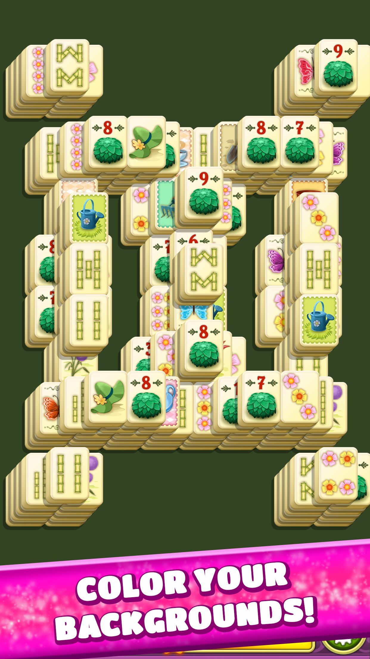 Mahjong Spring Flower Garden Game Screenshot
