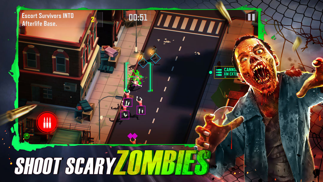 Screenshot of Drones 4: Zombie Strike