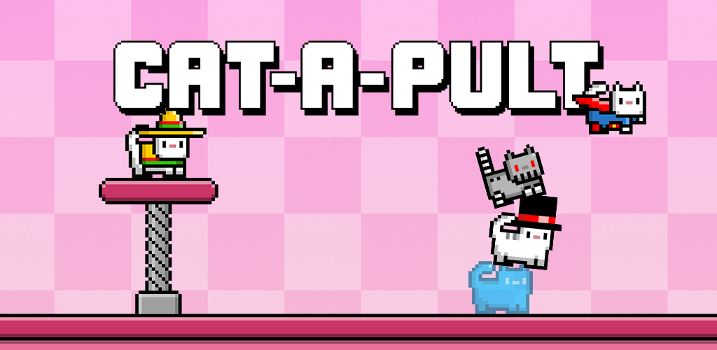 Banner of Cat-A-Pult: бросайте 8-битных котят 