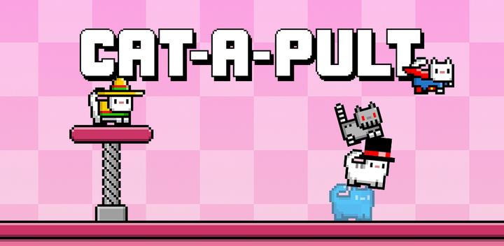 Banner of Cat-A-Pult: toss 8-bit kittens 