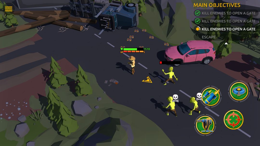 Zombie Blast Crew ภาพหน้าจอเกม