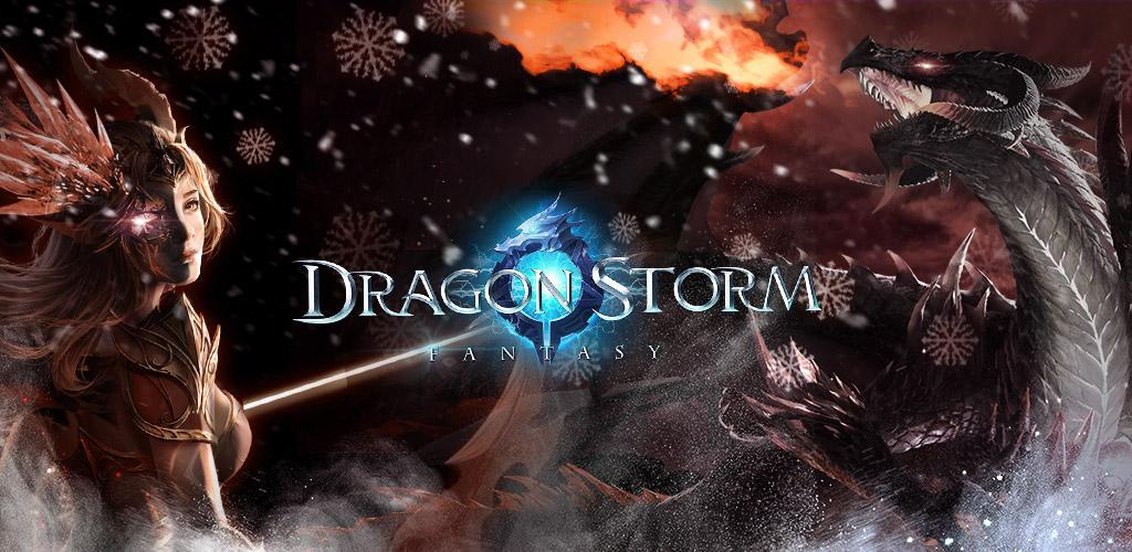 Banner of Dragon Storm Fantasy 