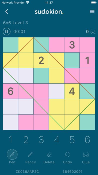 Cuplikan Layar Game Sudokion