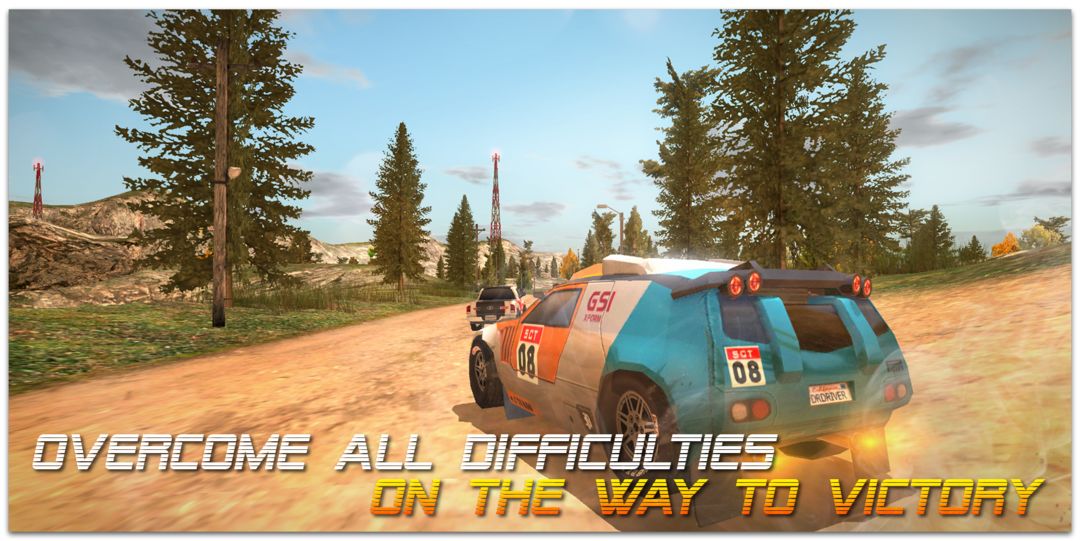 DIRT Rally Driver HD 게임 스크린 샷