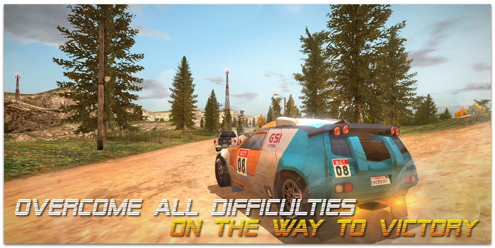 DIRT Rally Driver HD 게임 스크린샷
