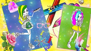 Color Book for Equestrian girl 遊戲截圖