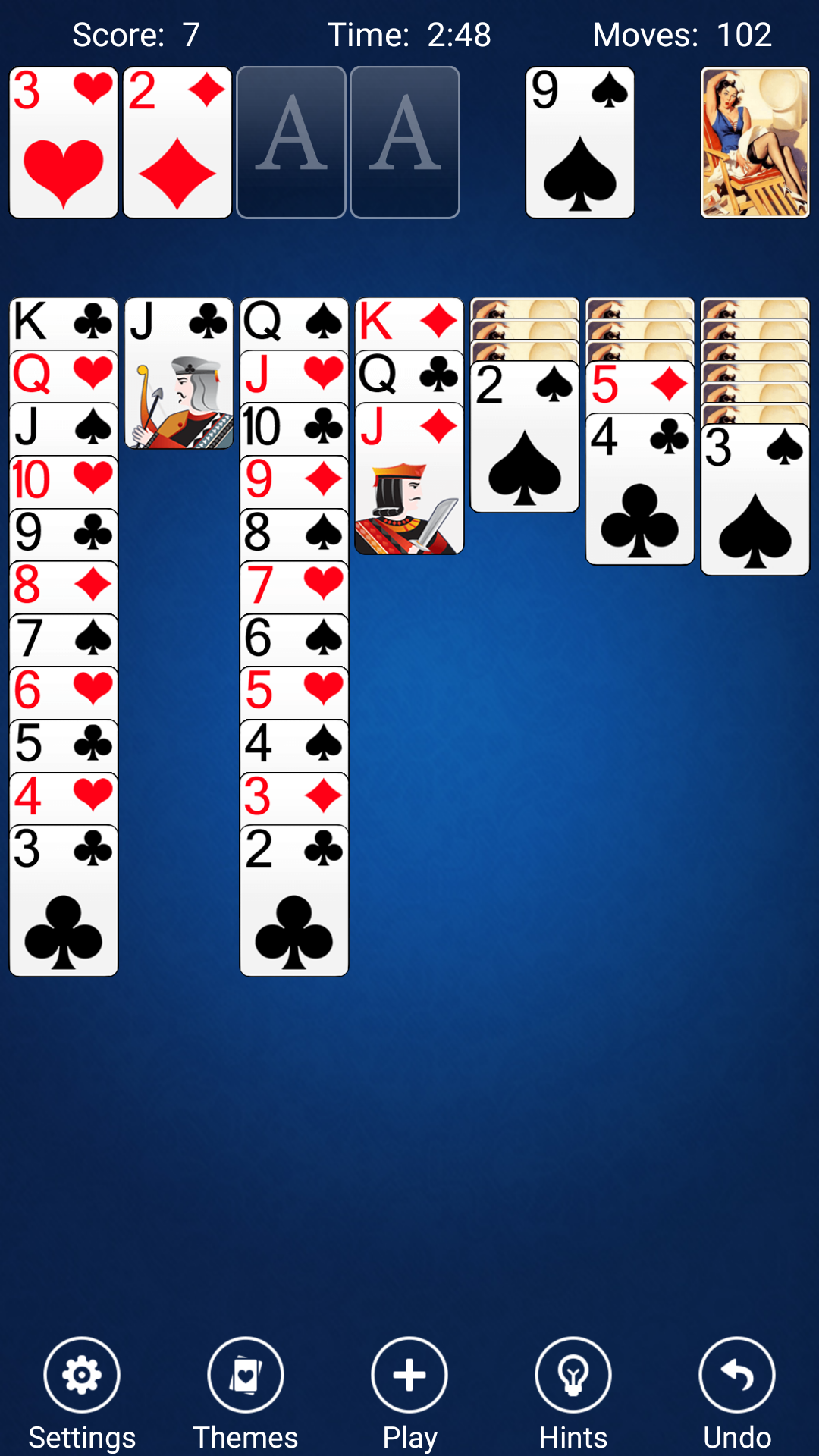 Solitaire Game Screenshot