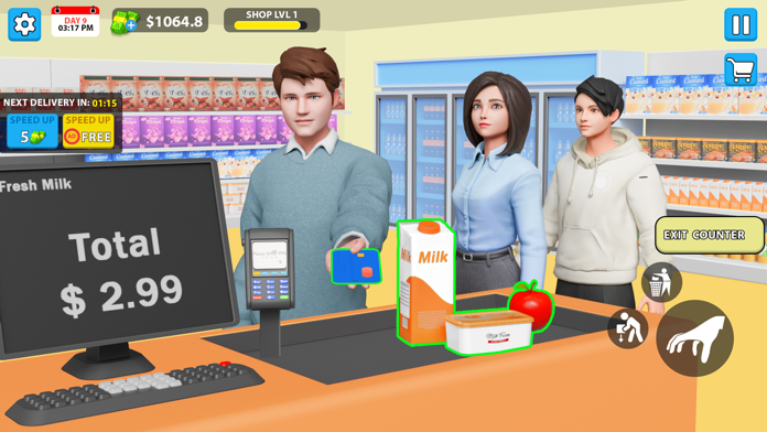 Supermarket Store Simulator 3D Game Screenshot