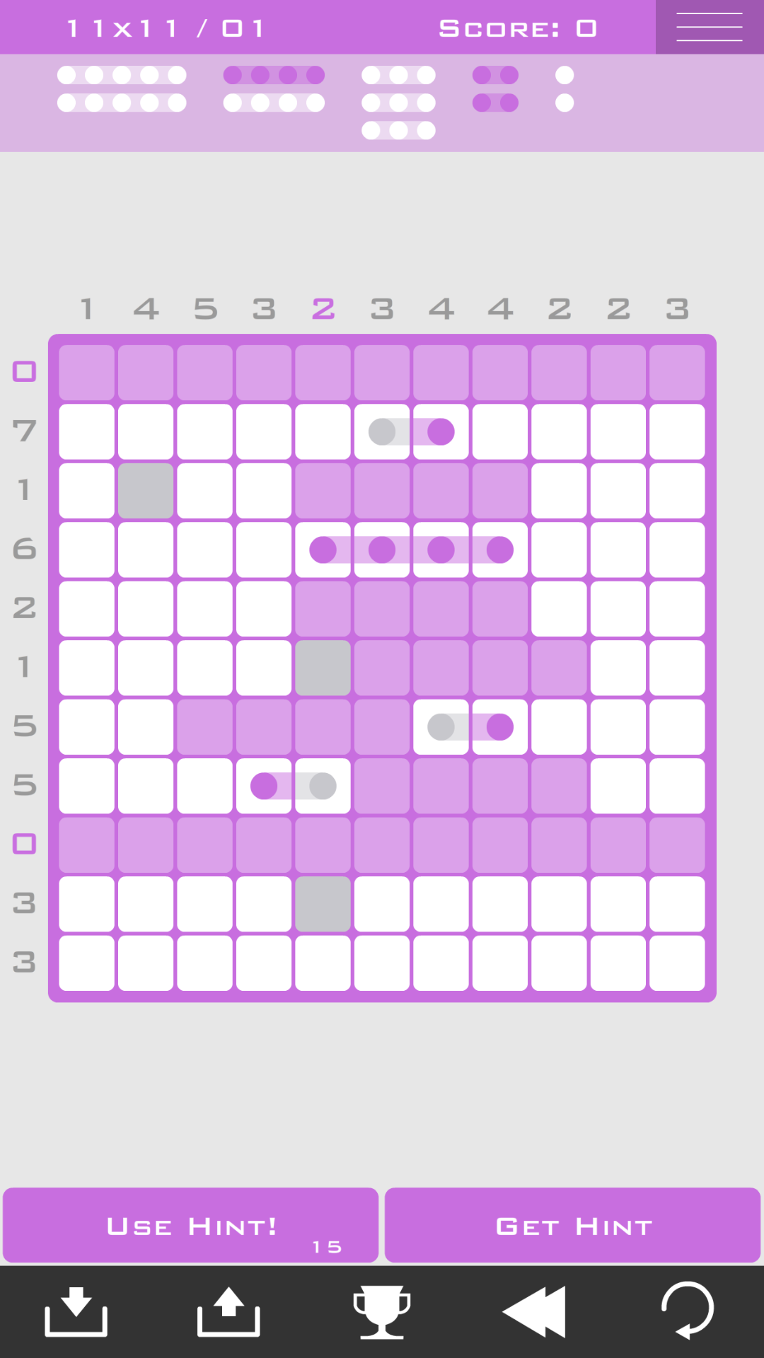 Cuplikan Layar Game Logic Dots