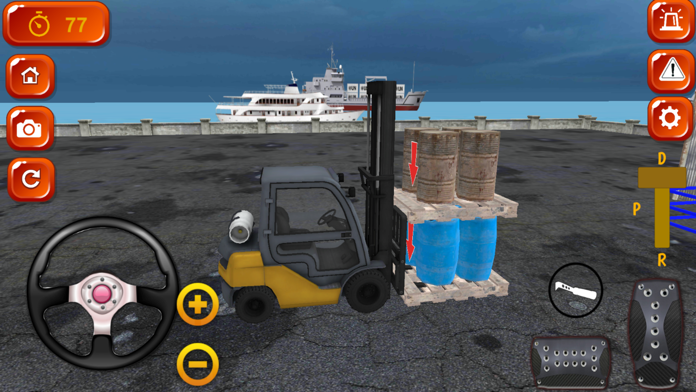 Forklift Simulator Driving screenshot game