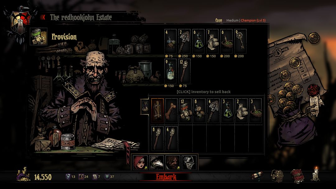 Darkest Dungeon:Tablet Edition screenshot game