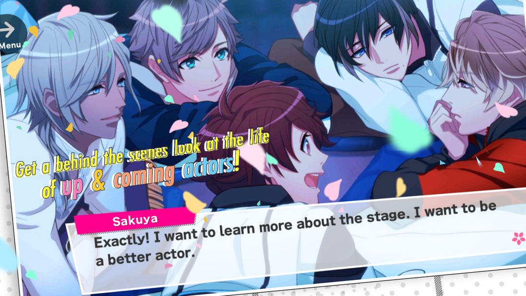 Screenshot of A3! Actor Training Game