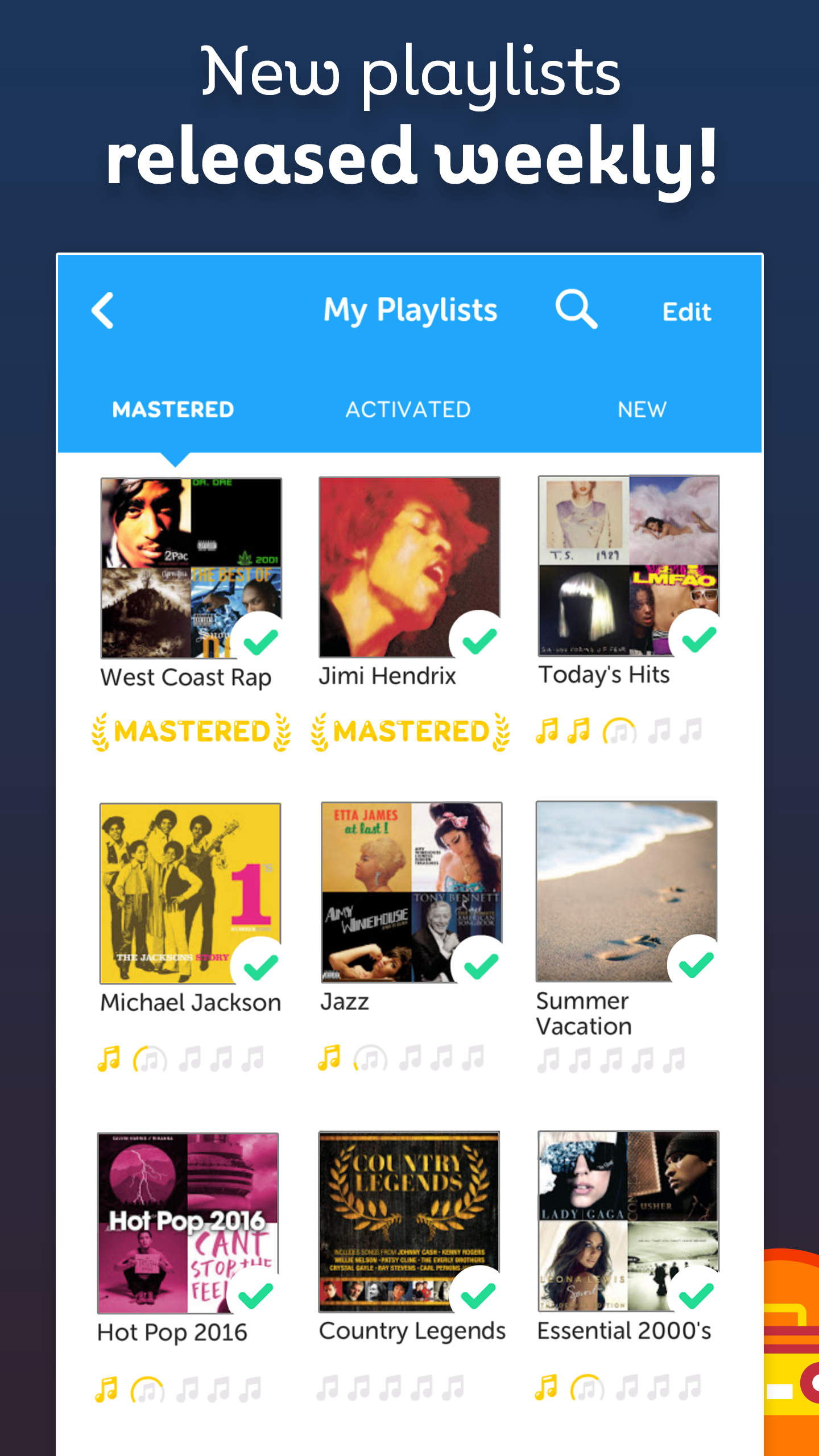 Cuplikan Layar Game SongPop Classic: Music Trivia