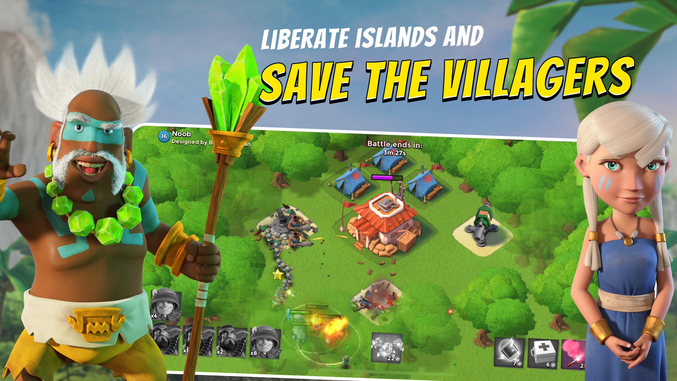 Скриншот игры Boom Beach: War Strategy Game