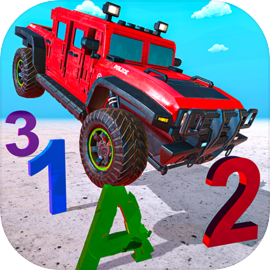 Monster Trucks Game 4 Kids - Learn by Car Crushing