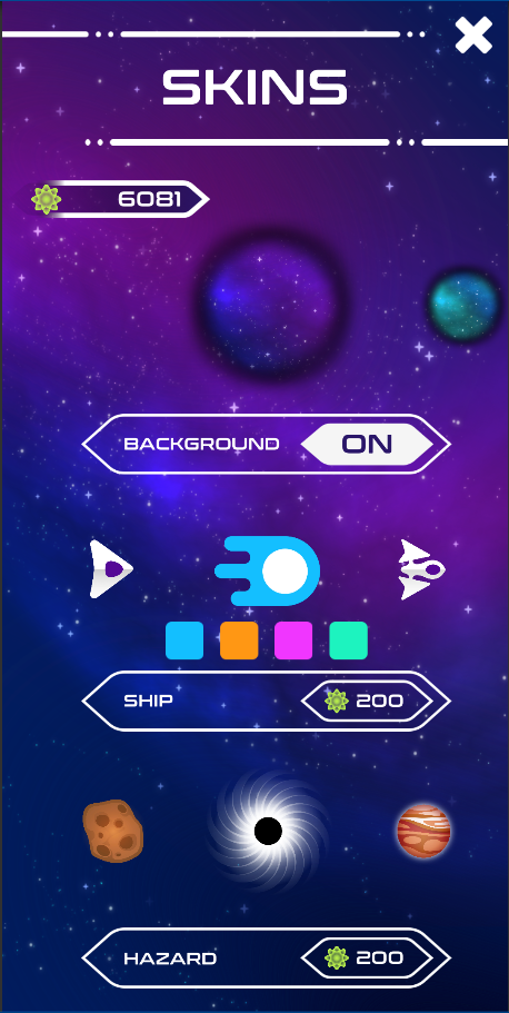Star Skip Game Screenshot