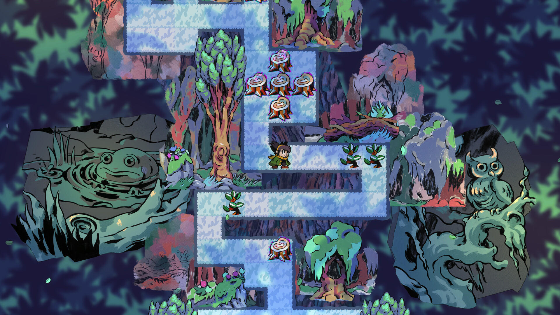 Arranger: A Role-Puzzling Adventure Game Screenshot