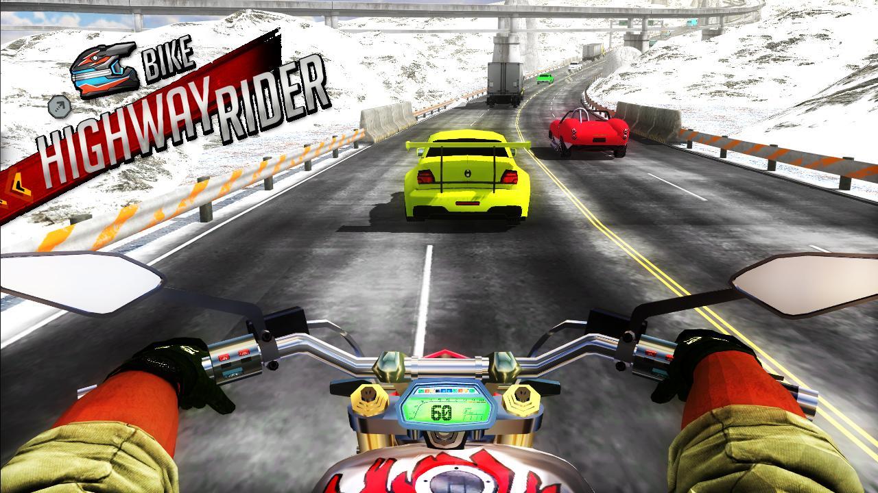 Screenshot 1 of बाइक हाईवे राइडर 1.2