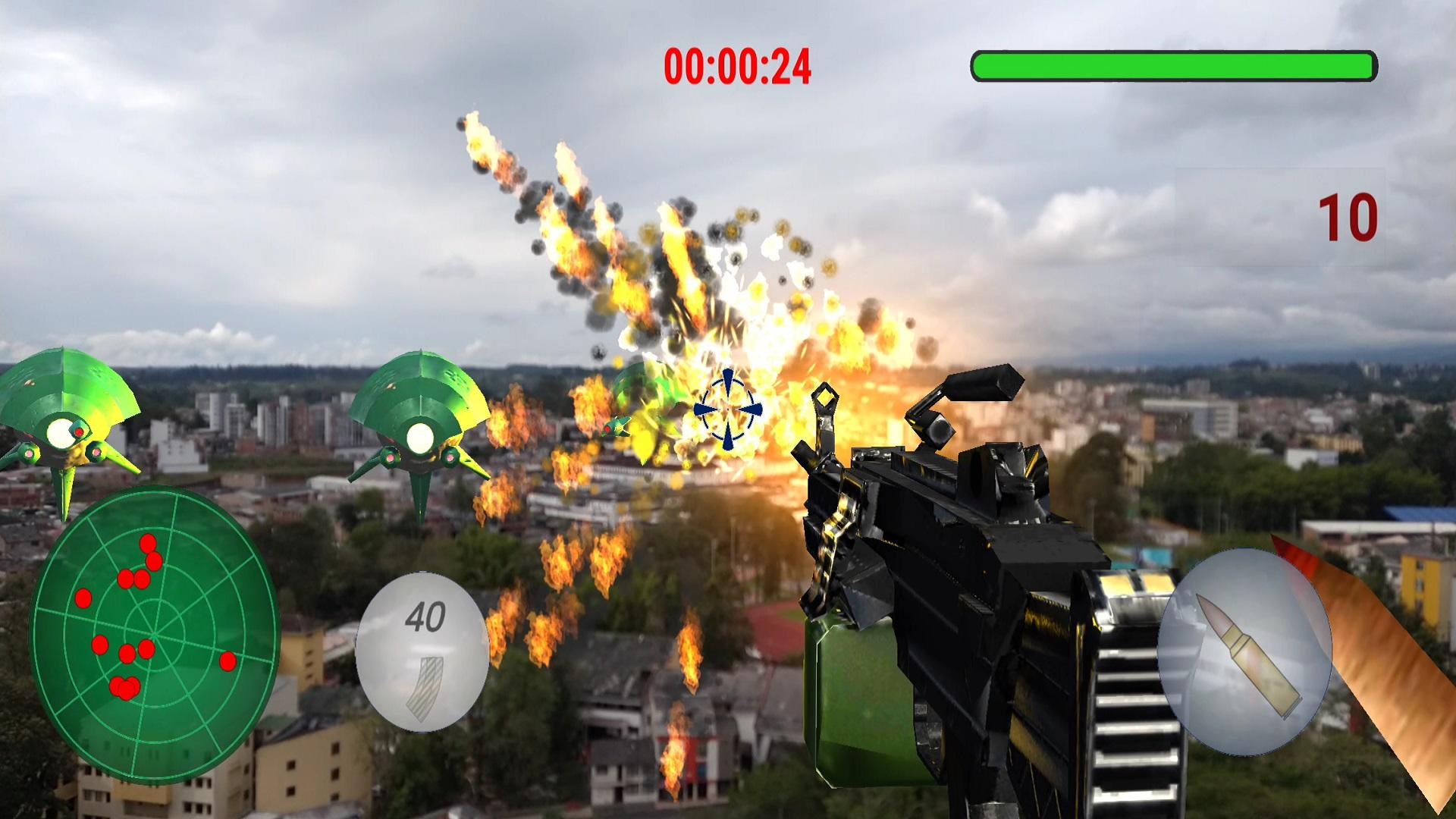 Invasion Victory AR Game Screenshot