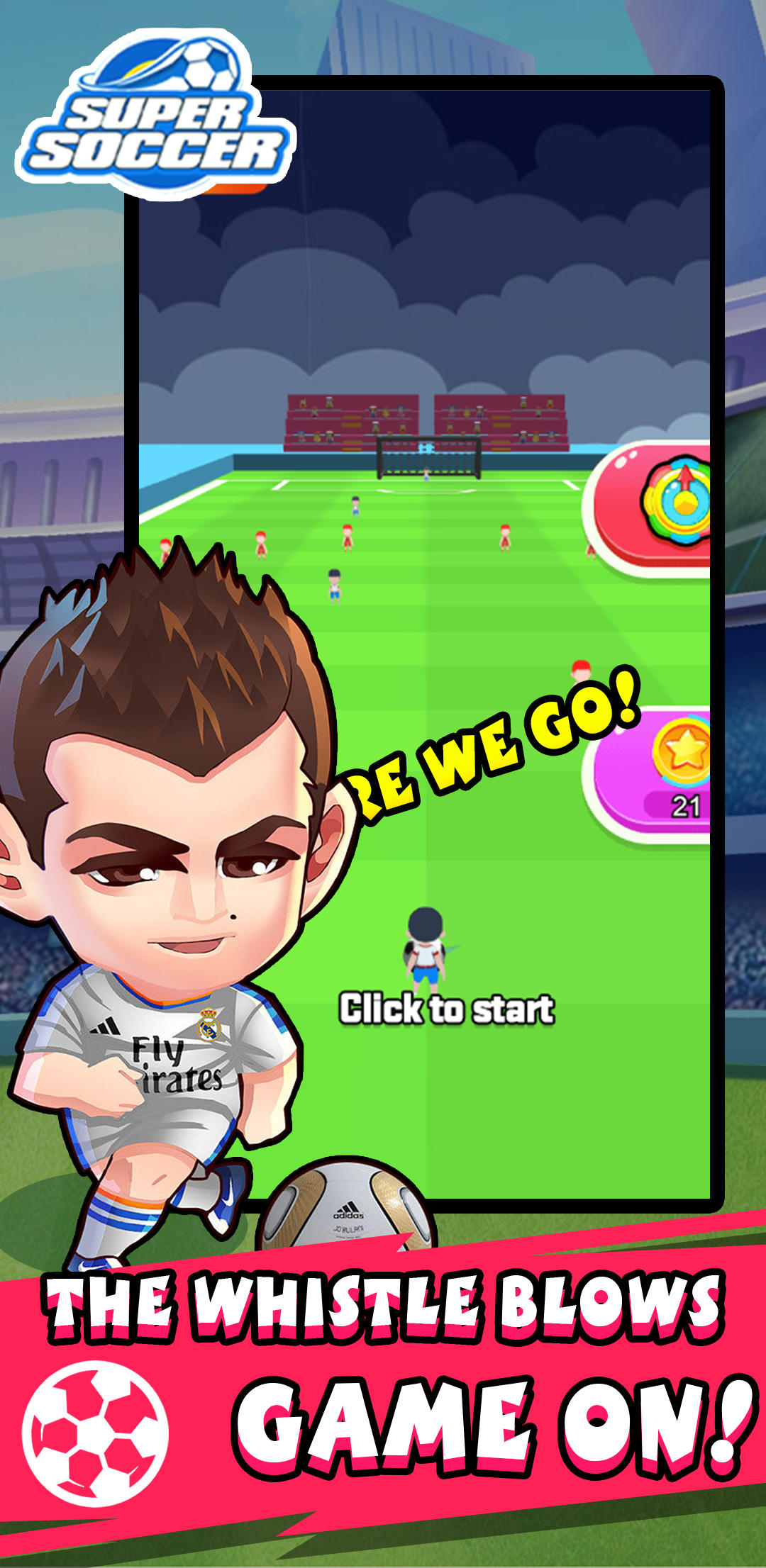 Super Soccer Game Screenshot