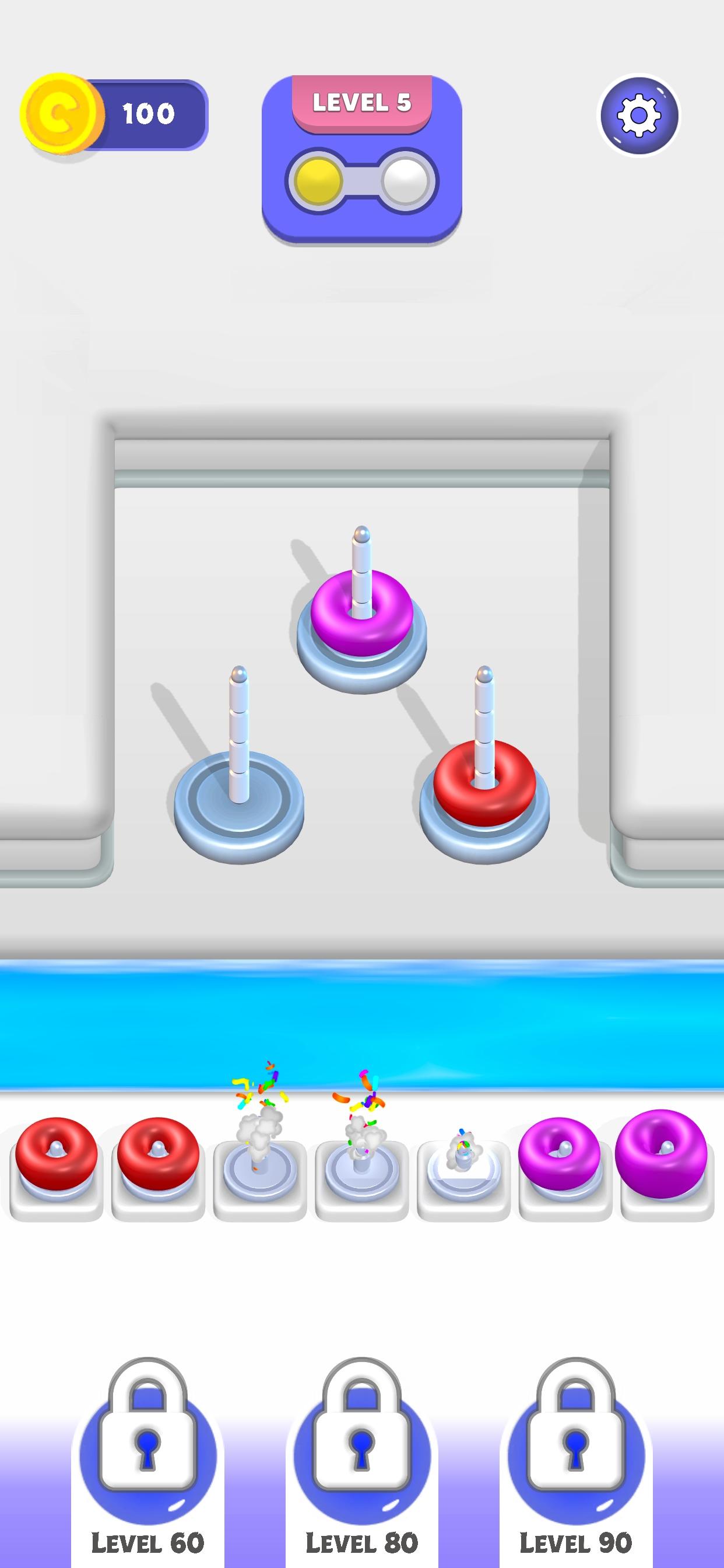 Sort Merge 3D Game Screenshot