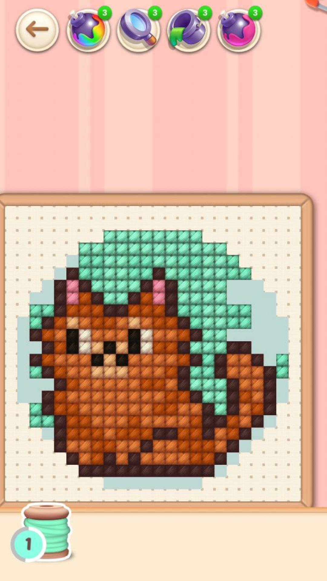 Аrt cross stitch Game Screenshot