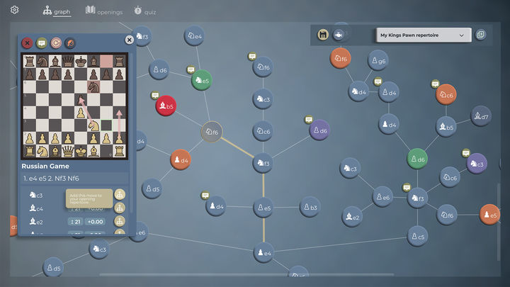 Screenshot 1 of Chess Opening Repertoire Builder 