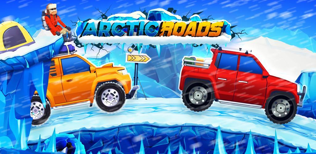 Banner of Arctic roads: car racing game 3.58