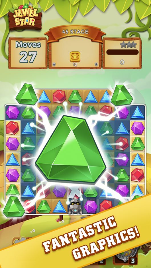 Screenshot of Jewel Star: Jewel & Gem Match 3 Kingdom