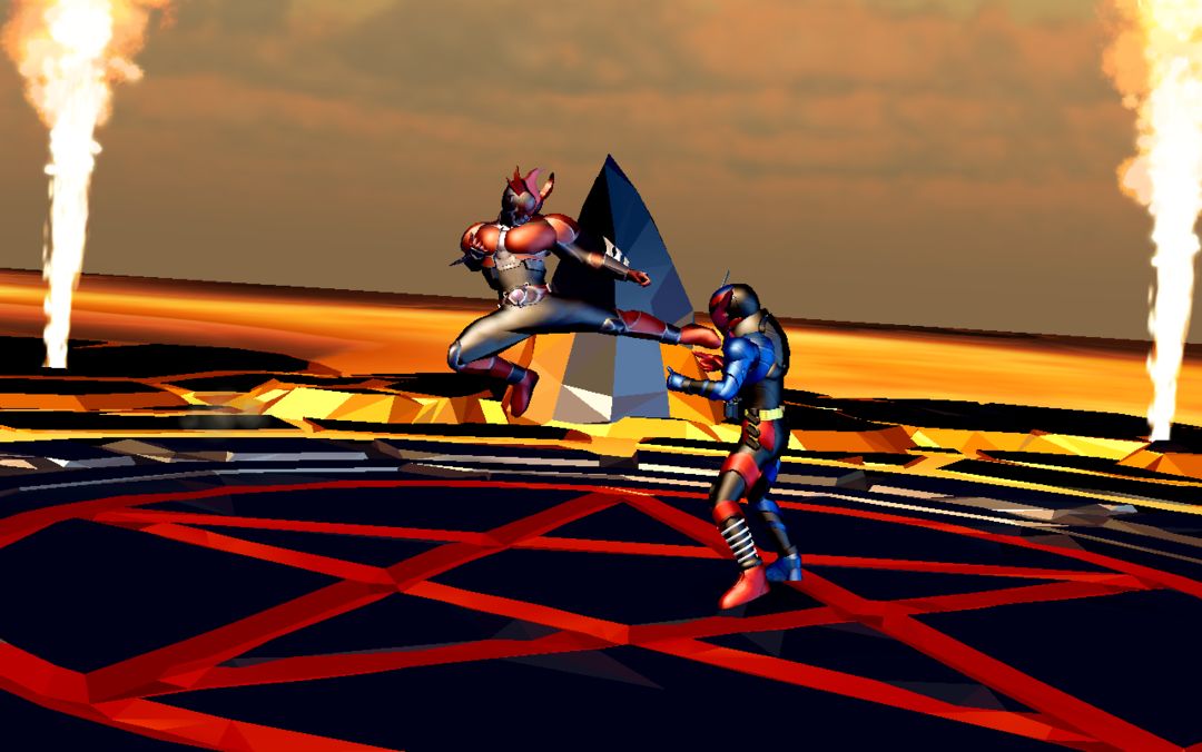 라이더 워즈 : Agito Henshin Fighter Legend Climax 게임 스크린 샷