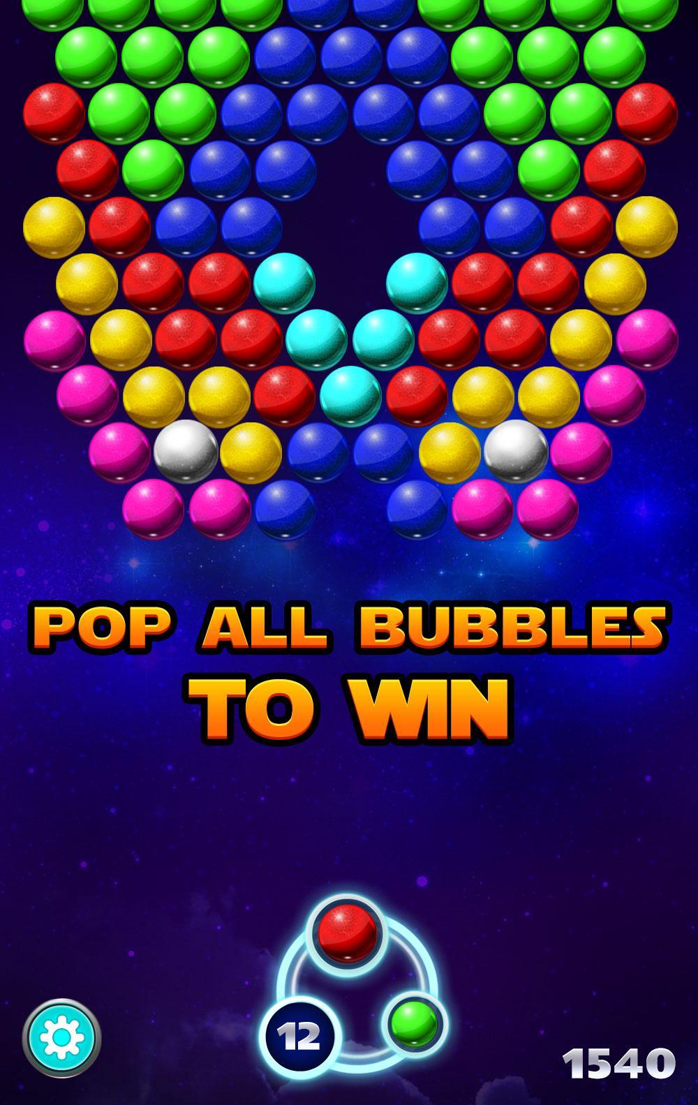 Bubble Shooter Sky Game Screenshot