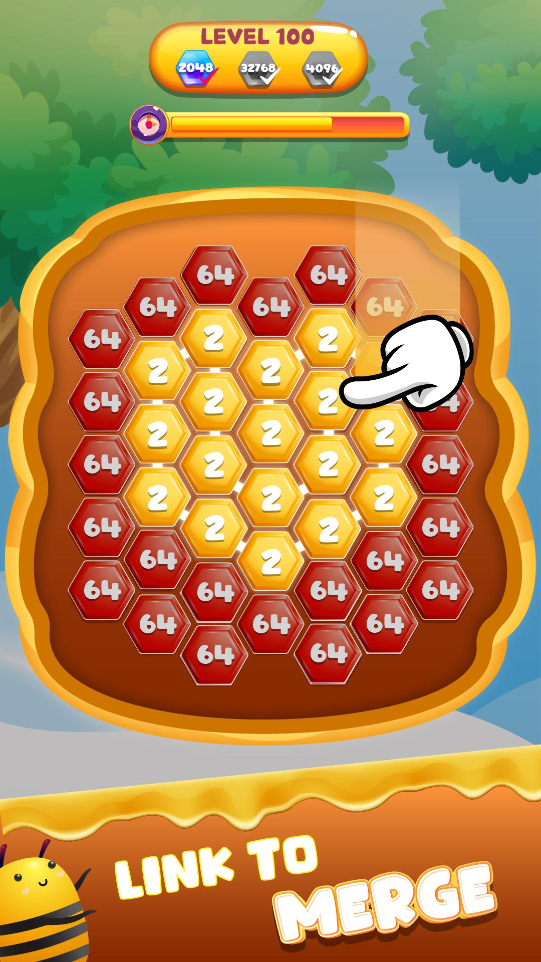 Cuplikan Layar Game Honey Merge