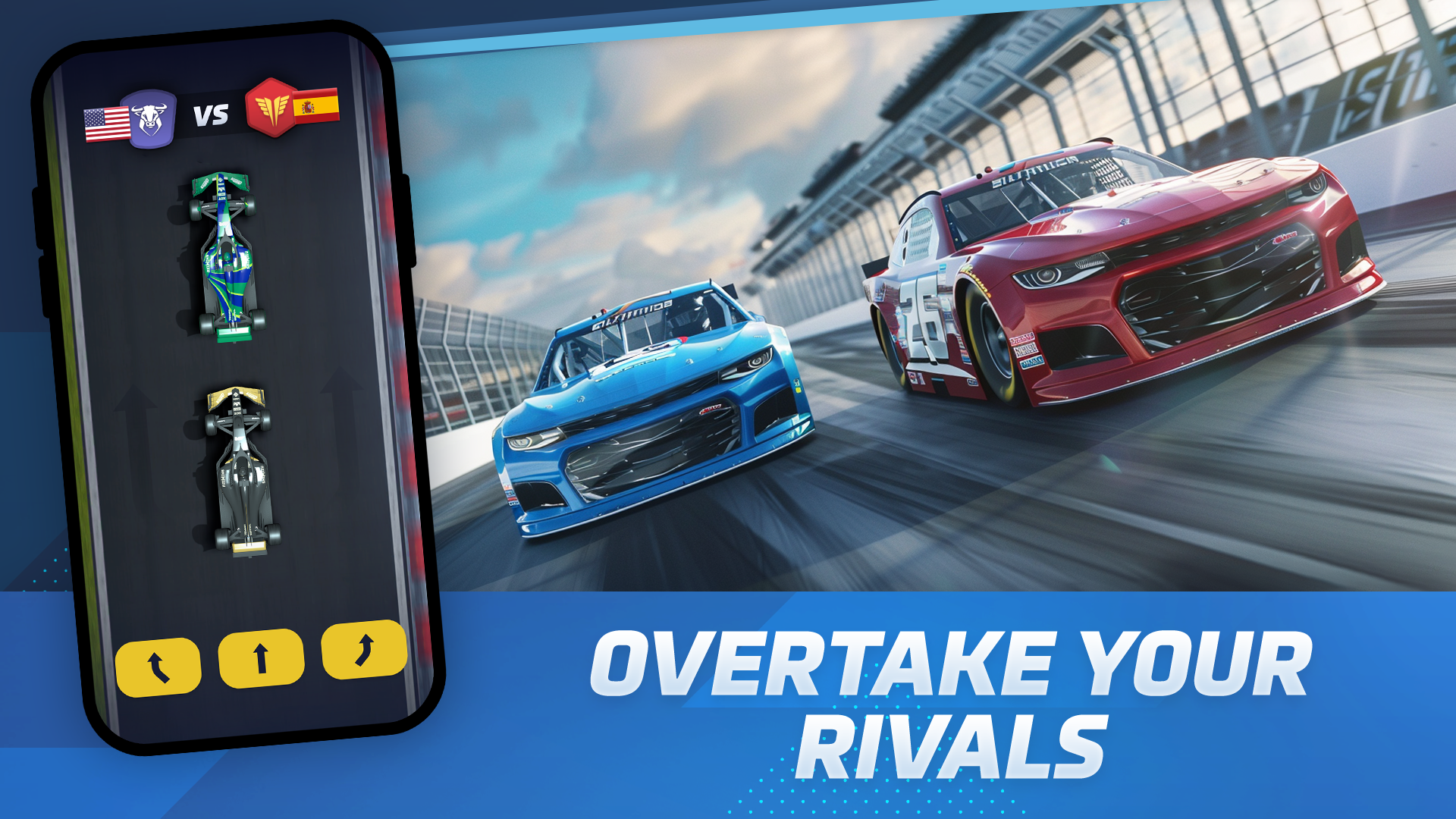 Racing Rivals: Stock Car Game ภาพหน้าจอเกม
