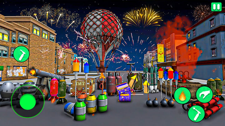 Jogo de fogos de artifício Simulador DIY versão móvel andróide iOS